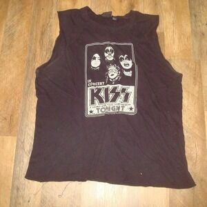 KISS 2005 VINTAGE IN CONCERT SHIRT SLEEVELESS‎ RARE